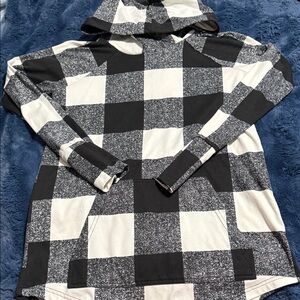 LuLaRoe Monochrome Patterned Hoodie